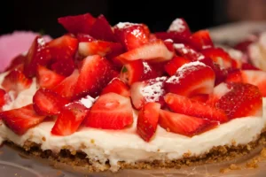 Strawberry Crunch Cheesecake