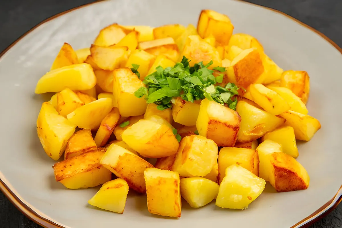 Air Fryer Sweet Potato Cubes