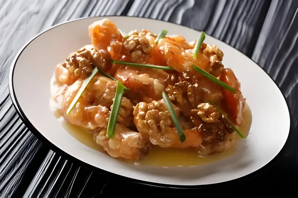 bowl of Honey Walnut Shrimp