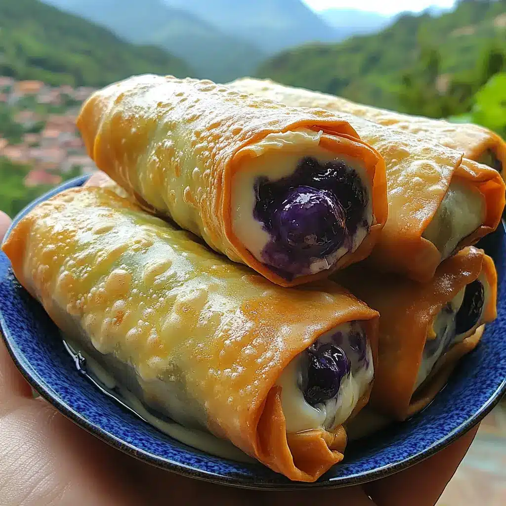 Blueberry Cream Cheese Egg Rolls – A Crispy, Creamy Dessert You’ll Crave