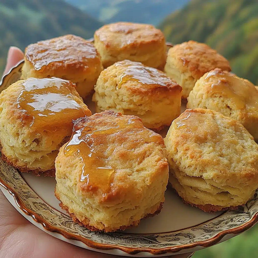 Apple Biscuits with Honey Butter Glaze